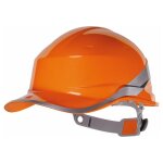 Casque de chantier fluo base - ball diamond 5 orange delta plus