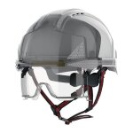 Fp - casque d'escalade industriel evo vistalens dualswitch? blanc / abs fum