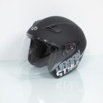 Casque jet up pour homme / femme up taille m suburban black mat