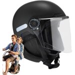 Casque de moto int�gral, casque avec protection auditive -