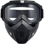 Casque de moto, masque int�gral, lunettes de moto tout - terrain, lunettes de motocross, lunettes pour ...