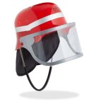 Casque de pompier rouge pour enfants