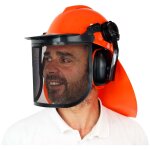 Casque de protection forestier