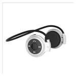 Casque sans fil sports headphones sweatband microphone, casque bluetooth derrire la tte, pliable et ...