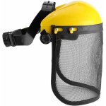 Casque de s�curit� avec visi�re int�grale en maille pour d�broussaillage et abattage protection foresti�re ...