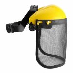 Casque de sécurité visière maille professionnel , travaux forestiers casque acier réglable masque complet ... Casque de sécurité visière maille professionnel , travaux forestiers casque acier réglable masque complet ...