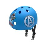 Casque skate avengers - stamp - taille 54 - 60 cm - enfant - noir