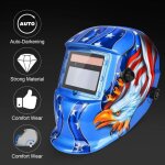 Casque de soudage automatique - masque de soudage avec 2 lentilles et 2 capteurs de filtre de teinte ...