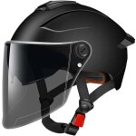 Casque trottinette electrique adulte, casque velo homme femme avec visi�re et lunettes, casque de cyclisme ...