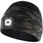 Casquette pour lampe de poche led, double couche, camo urban