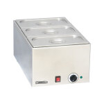 Casselin - bain marie inox avec 3 bacs gn 1 / 3 cbm3