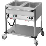 Casselin - chariot bain - marie � eau 2 x gn 1 / 1