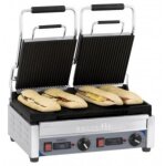 Casselin - grill panini double premium rainurée - rainurée avec minuteur Casselin - grill panini double premium rainurée - rainurée avec minuteur