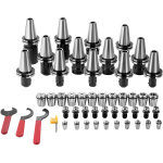 Cat40 pince de serrage er 16 / 32 jeu de pinces, 35 pi�ces, sln fmb er16 / 32 porte - outils apu mandrins ...