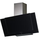 Cata - hotte d�corative inclin�e valto 600 xgbk a + 60cm noire