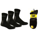 Socquettes de travail caterpillar pack de 3 paires noir 46 - 50