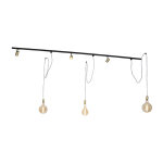 Cavalux jeana - syst�me sur rail spot luminaire plafond, plafonnier compatible pour led - 3 lumi�re - ...