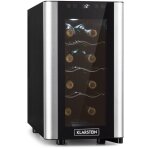 Klarstein - cave a vin, caves  vin de conservation de 23l, porte en verre, cave a vins  zone unique, ...