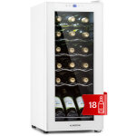 Klarstein - cave a vin, caves  vin de conservation de 50l, porte en verre, cave a vins  zone unique, ...