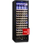 Klarstein - cave a vin encastrable, caves  vin de 433l avec une porte en verre, cave a vins  zone unique, ...