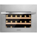 Klarstein - cave a vin encastrable, caves  vin de conservation de 51l, porte basculante, cave a vins ...