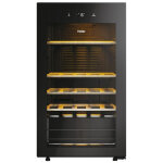 Cave a vin monozone classe g / / 37 db(a) 90 l - 34 bouteilles r�glage haier hws34ggh1