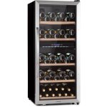 Klarstein - cave a vin, rfrigrateur  vin double zone avec porte en verre, cave  vin de vieillissement, ...