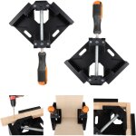 Ccykxa 2 pi�ces serre joint angle 90� etau d'angle alliage d'aluminium serre joint menuisier roubst pince ...