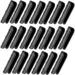 Lot de 20(noir) clips pour tube de serre, 20 mm, clips pour tube de serre, clips de fixation pour tunnel, ...
