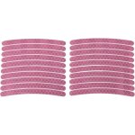 Ccykxa 20 pcs arc roue jante autocollants voiture roue jante rubans d�coration autocollants pour 14 - ...