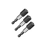 Lot de 3 porte - embouts magntiques  changement rapide 1 / 4' porte - embout magntique pour visseuse ...
