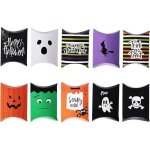 Ccykxa lot de 30 sacs � bonbons d'halloween - sacs � biscuits - bo�te � friandises avec motif fant�me ...