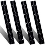 Ccykxa lot de 4 charni�res continues et piano de 27 cm, charni�res continues en acier inoxydable robuste ...