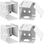 Ccykxa lot de 4 fixations de store v�nitien - support de montage carr� pour la maison, le bureau, l'�cole ...