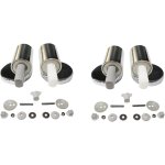 Ccykxa lot de 4 kit de remplacement pour abattant wc traditionnel et contemporain avec charnires  fermeture ...