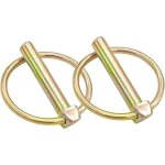 Ccykxa 4 pi�ces goupilles clips, goupille de lynch avec anneau, assortiment de goupilles clips rond s�curit�, ...