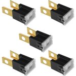 Ccykxa 5pcs fusible automobile mont� sur palettes 32v 80a terminal m�le fusionn�e bloc j de la lame pour ...
