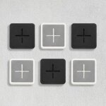 6 pices silicone attache torchon, accroche torchons adhesif, accroche torchon ventouse torchon cuisine, ...