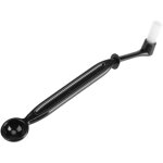 Ccykxa brosse de nettoyage pour machine � caf� avec cuill�re � caf� pour machine � expresso