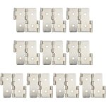 Ccykxa charni�re inox, 10 pi�ces charni�re double porte et fen�tre paravent charniere, convient aux meubles ...