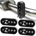 Ccykxa cintre d'�chappement, 4 pi�ces cintre support d'�chappement de voiture 4 trous, caoutchouc supports ...