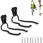 Crochets muraux de garage, crochets coupe - bordures, lourd support mural pour tondeuse  gazon pour ...