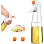 Ccykxa flacon pulv�risateur d'huile d'olive de 200 ml avec 3 buses, pulv�risateur d'huile en verre de ...