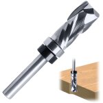 Ccykxa fraise en spirale 8mm tige up - down cut, fraise � rainurer en avec double roulement � billes, ...
