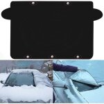 Ccykxa housse de pare - brise anti - gel et neige, couverture hiver magn�tique pour auto bache pliable ...