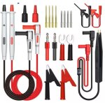 Ccykxa - kit de fils de test multiples, fil de test de multim�tre �lectrique avec pinces crocodile, sonde ...