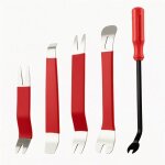 Ccykxa kit d'outils de d�montage automobile, comprenant 5 cales m�talliques pour garnitures et un outil ...