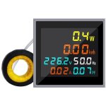Ccykxa - mini compteur d'nergie ca 1 phase 110v 220v 100a voltmtre ampremtre wattmtre testeur de ...