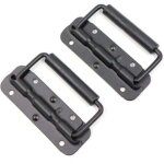 Ccykxa - poign�e de caisse pliable 2 poign�es de transport en acier inoxydable poign�e pliable � ressort ...