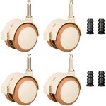 Roulettes pour meubles d'enfants, 4 pices support roulettes pivotantes lit de bb roulettes de berceau ...